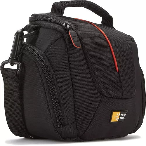 GEANTA pt. camera compacta, CASE LOGIC, buzunar intern | buzunar lateral x 2, curea detasabila, negru, 