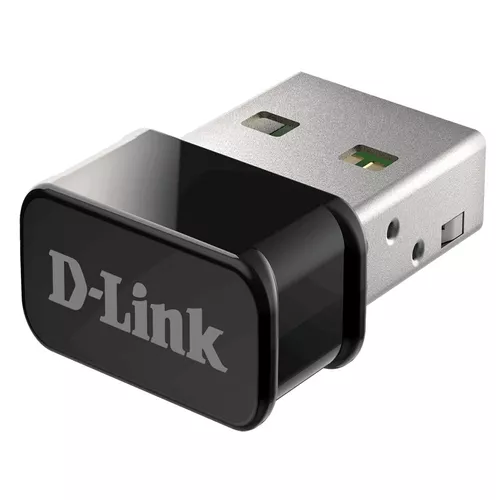 ADAPTOR RETEA D-LINK AC1300 NANO, extern wireless 2.4 GHz | 5 GHz, USB 2.0, port, 1300 Mbps, antena interna x 1, 