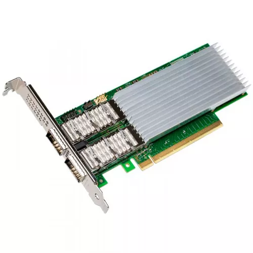 Intel Ethernet Network Adapter E810-CQDA2 100GbE dual ports QSFP28 PCIe 4.0x16 iWARP/RDMA RoCEv2/RDMA (Low Profile and Full Height brackets included) bulk, Intel Ethernet Network Adapter E810-CQDA2 100GbE dual ports QSFP28 PCIe 4.0x16 iWARP/RDMA RoCEv2/RDMA (Low Profile and Full Height brackets included) bulk,