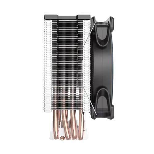 COOLER  PCCOOLER, skt. universal, racire cu aer, vent. 120 mm x 1, 1800 rpm, blue LED 