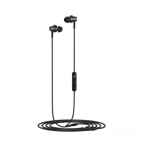 CASTI Edifier, cu fir, gaming, intraauriculare cu fir de legatura, utilizare multimedia, smartphone, microfon pe fir, conectare prin Jack 3.5 mm, negru, 