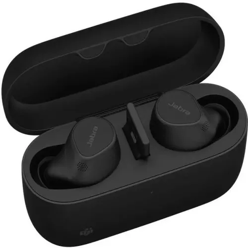 JABRA Evolve2 Buds MS Cradle USB-A MS Link 380 BT adapter USB-A MS 30cm USB-C to USB-A cable Ear gels warranty 
