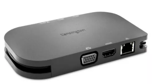DOCKING Station KENSINGTON universal, conectare PC USB Type C, USB 3.2 x 2, USB Type C x 1, porturi video VGA HD x 1, HDMI x 1,  RJ-45, NB 60 W, negru, pentru Microsoft Surface Devices 