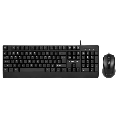 Kit TASTATURA si Mouse DELUX, 