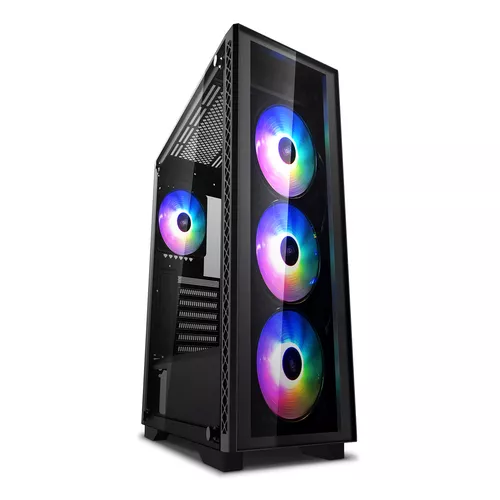 CARCASA DEEPCOOL MATREXX 50 ADD-RGB 4F, Middle Tower E-ATX, fara sursa, sticla securizata, 4 x fan, USB 2.0 x 2, USB 3.0 x 1, Jack 3.5mm x 2, mesh, add RGB, 