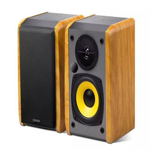 BOXE EDIFIER 2.0, RMS:  24W (2 x 12W), bluetooth, volum, bass, conectare simultana cu 2 echipamente BT, 220V alimentare, brown 