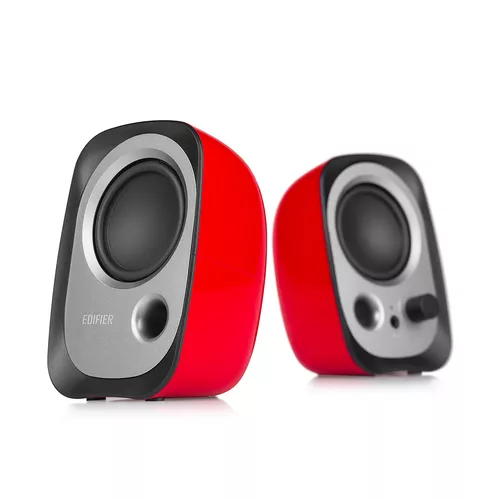 BOXE EDIFIER 2.0, RMS:   4W (2 x 2W), bass reflex port, USB power, red, 