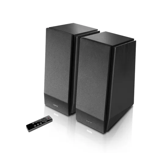 BOXE EDIFIER 2.0, RMS:  70W (2 x 16W, 2 x 19W), bluetooth, telecomanda wireless, volum, bass, treble, optical, coaxial, matte-black, 