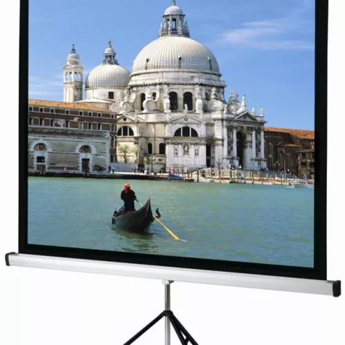 ECRAN proiectie SOPAR, manual, format 1 : 1, fixare trepied, 200 x 200 cm, 