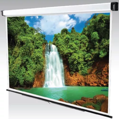 ECRAN proiectie SOPAR, manual, format 1 : 1, fixare perete | tavan, 180 x 190 cm, 