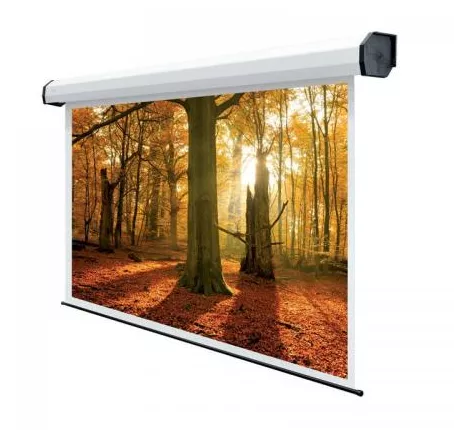 ECRAN proiectie SOPAR, electric, format 1 : 1, fixare perete | tavan, 350 x 350 cm, telecomanda da, 