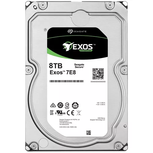 HDD  SEAGATE 8TB, Exos 7E8, 7.200 rpm, buffer 512 MB, pt server, 