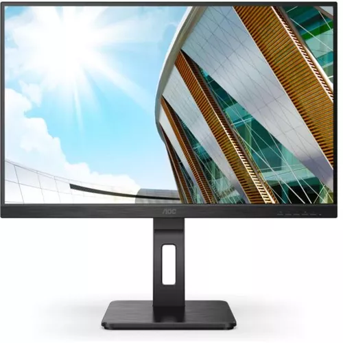 MONITOR  AOC 27 inch, office, IPS, 4K UHD (3840 x 2160), Wide, 350 cd/mp, 4 ms, HDMI x 2 | DisplayPort, 