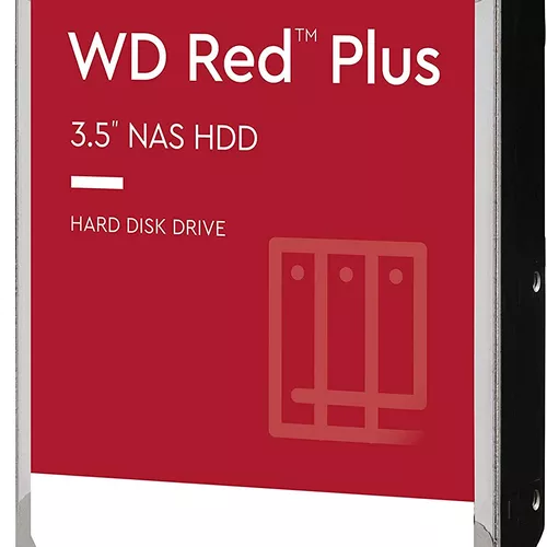 HDD WD 12TB,  Red Plus, 7.200 rpm, buffer 256 MB, pt NAS, 