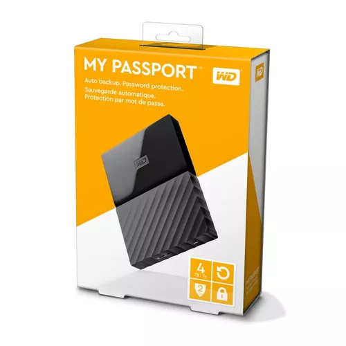HDD extern WD 4 TB, My Book, 3.5 inch, USB 3.0, negru, 