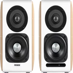 BOXE EDIFIER 2.0, RMS:  88W (2 x 12W, 2 x 32W), bluetooth, telecomanda wireless, volum, bass, treble, USB, optic, coaxial, certificare Hi-Res, 4 moduri: clasic, monitor, dinamic si vocal, white, 