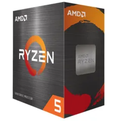 CPU AMD Ryzen 5 5600, skt AM4, AMD Ryzen 5, frecventa 3.6 GHz, turbo 4.2 GHz, 6 nuclee,  putere 65 W, 