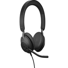 Jabra Evolve2 40, MS Stereo Headset Head-band USB Type-A Black, 