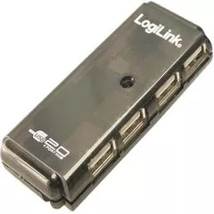 HUB extern LOGILINK, porturi USB: USB 2.0 x 4, conectare prin USB 2.0, negru, 