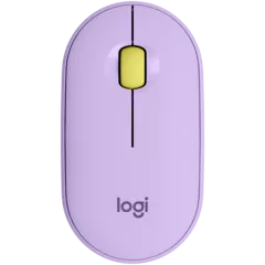 LOGITECH Pebble M350 Wireless Mouse - LAVENDER LEMONADE - 2.4GHZ/BT - EMEA - CLOSED BOX 