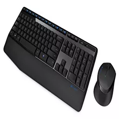KIT wireless LOGITECH, tastatura wireless + mouse wireless, black, 