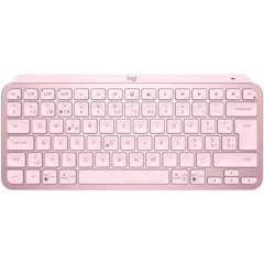 LOGITECH MX Keys Mini Minimalist Wireless Illuminated Keyboard - ROSE - US INTL - 2.4GHZ/BT - INTNL LOGITECH, 