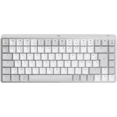 LOGITECH MX Mechanical Mini for Mac Minimalist Wireless Illuminated Keyboard  - PALE GREY - US INTL - 2.4GHZ/BT - EMEA - TACTILE 