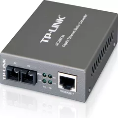 MEDIA CONVERTOR TP-LINK RJ45 1000M la fibra SC multi-mode 1000M, Full-duplex, pana la 550m, montabil in sasiu 