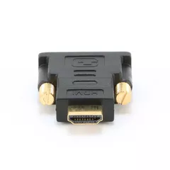 ADAPTOR video GEMBIRD, HDMI (T) la DVI-D SL (T), conectori auriti, black, 