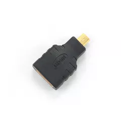 ADAPTOR video GEMBIRD, HDMI (M) la Micro-HDMI (T), conectori auriti, black, 