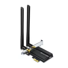ADAPTOR RETEA TP-LINK AX3000, intern wireless 2.4 GHz | 5 GHz, PCI-E, port, 3000 Mbps, antena externa x 2, 