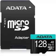 CARD MicroSD ADATA, 128 GB, microSDHC, clasa 10, standard UHS-I U3, 