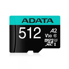 CARD MicroSD ADATA, 512 GB, microSDHC, clasa 10, standard UHS-I U3, 