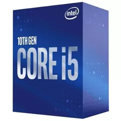 CPU INTEL  i5-10400F, skt LGA 1200, Core i5, frecventa 2.9 GHz, turbo 4.3 GHz, 6 nuclee,  putere 65 W, 