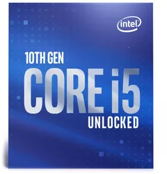 CPU INTEL, skt. LGA 1200 Core i5, i5-10600K, frecventa 4.1 GHz, turbo 4.8 GHz, 6 nuclee, putere 125 W, 