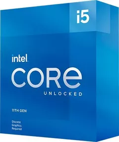 CPU INTEL i5-11600KF, skt LGA 1200, Core i5, frecventa 3.9 GHz, turbo 4.9 GHz, 6 nuclee,  putere 125 W, 