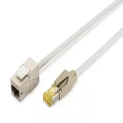 DIGITUS Consolidation-Point Cable DRAKA UC900 HRS TM31 CAT 6A Keystone Module 1 m. color grey 