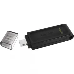 MEMORIE USB 3.2 Type-C KINGSTON 128 GB, clasica, carcasa plastic, negru, 