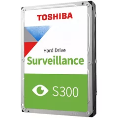 HDD Video Surveillance TOSHIBA 1TB S300 CMR (3.5, 64MB, 5700RPM, SATA 6Gbps, TBW: 180), 