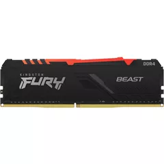Memorie DDR Kingston Fury Beast DDR4 8 GB, frecventa 3733 MHz, 1 modul,  radiator, 