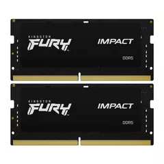 Kingston |Fury Impact  KF548S38IBK2-64 |64GB (32GB x2) |DDR5 | Non ECC SODIMM 