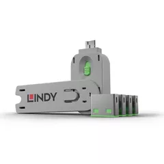 Lindy 4xUSB Type A Port Blocker Key Oran, 