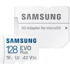 MICROSDXC EVO PLUS 128GB CL10 UHS1 W/AD, 