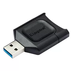 CARD READER extern KINGSTON, interfata USB 3.0, citeste/scrie: SD, micro SD, plastic, negru, 