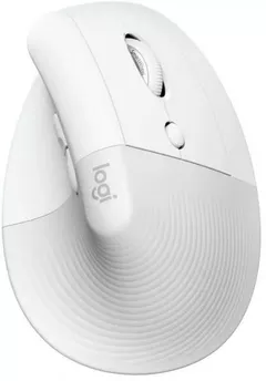 LOGITECH Lift for Mac Vertical Ergonomic Mouse - OFF-WHITE/PALE GREY - 2.4GHZ/BT - EMEA - ON+OFFLINE,B2C,MAC 