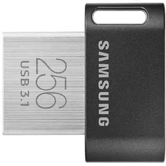 MEMORIE USB SAMSUNG 256 GB, USB 3.1, profil mic, carcasa metalica, negru, 