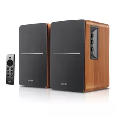 BOXE EDIFIER 2.0, RMS:  42W (2 x 21W), bluetooth, telecomanda wireless, volum, bass, treble, optical, sub-out, brown, 