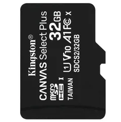 CARD MicroSD KINGSTON, 32 GB, microSDHC, clasa 10, standard UHS-I U1, 