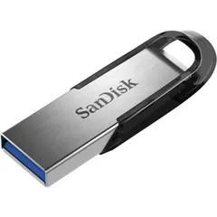 MEMORIE USB 3.0 SANDISK 16 GB, clasica, carcasa metalic, negru / argintiu, 