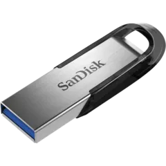 MEMORIE USB 3.0 SANDISK 32 GB, clasica, carcasa metalic, negru / argintiu, 